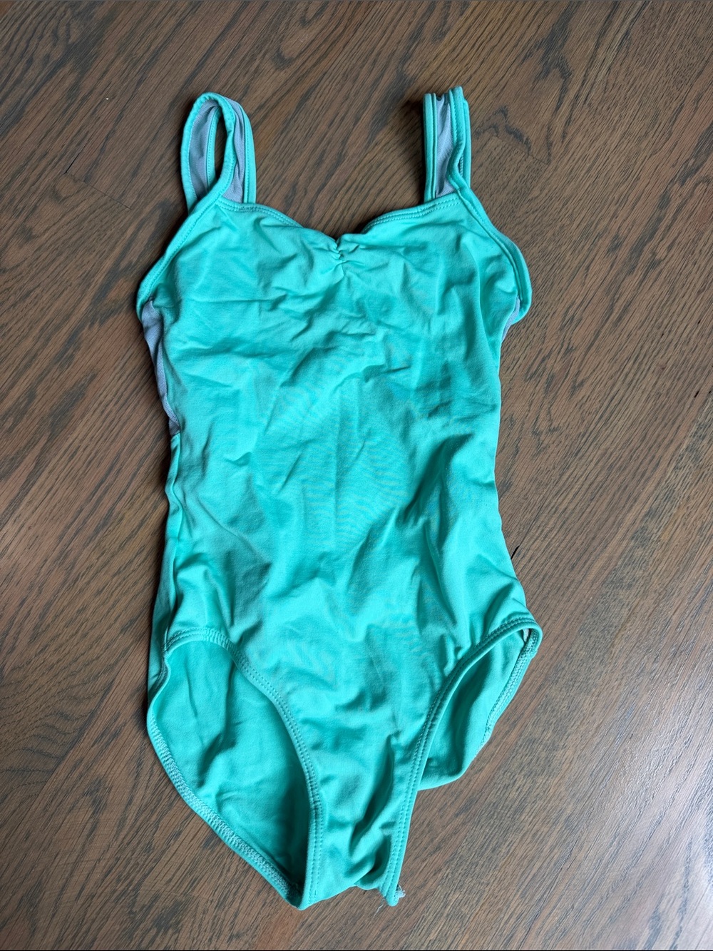 Girls' Teal One-Piece Leotard